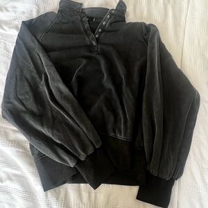 Trendy Queen Button-Up Pull Over